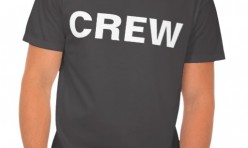 Crew and Staff T-Shirts printed at Robin Archer Limerick